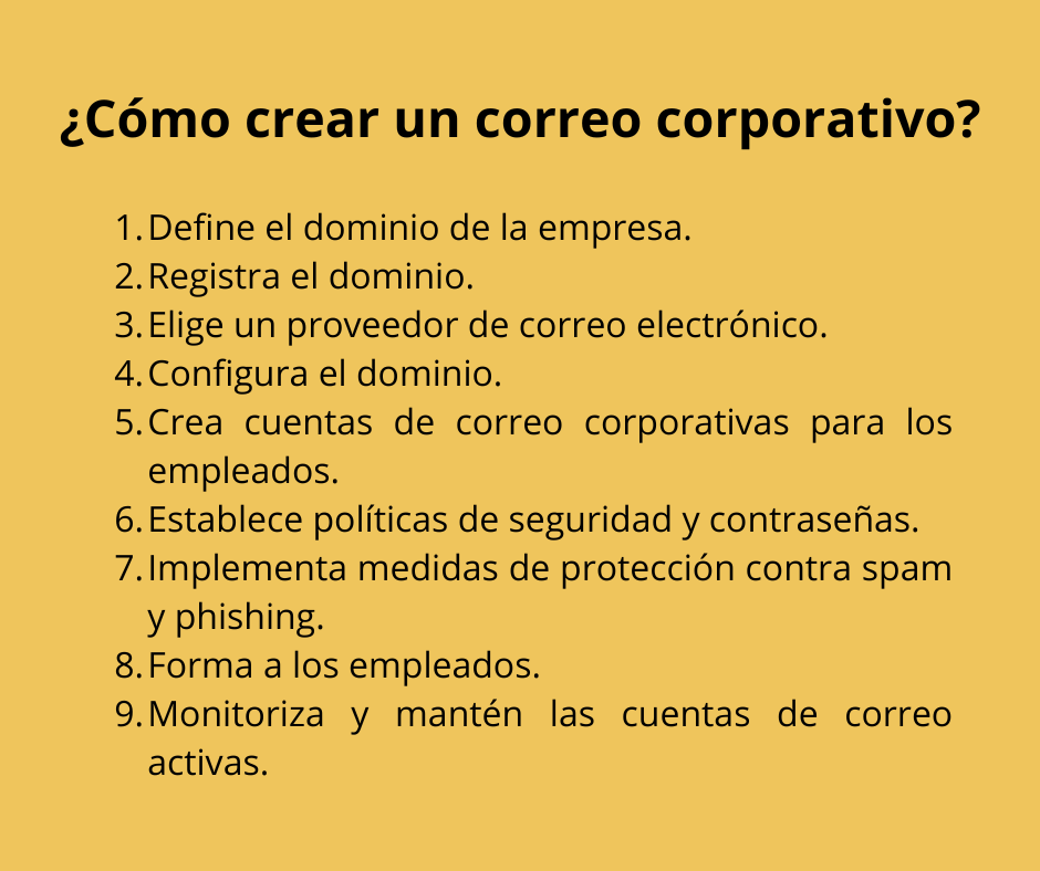 ¿Cómo crear un correo corporativo? Paso a paso