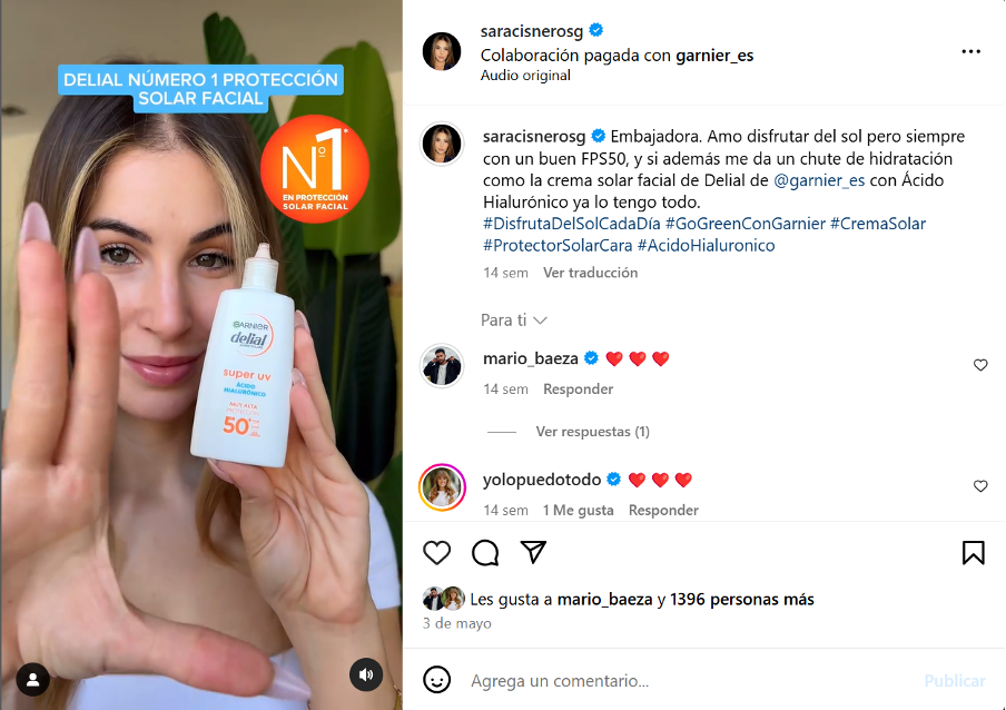 User Generated Content en Instagram