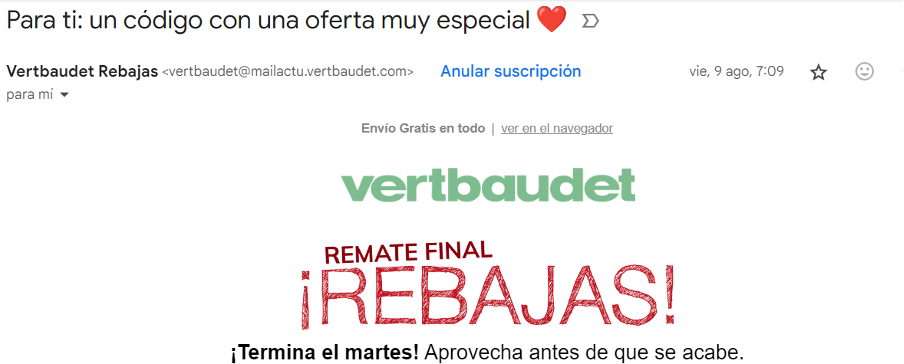 Línea de asunto efectivo para winback email