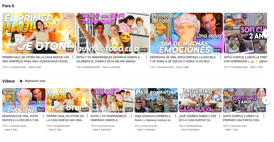 Thumbnails con iconos en Youtube