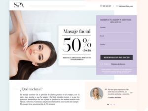 4 esempi di landing page per spa con cui acquisire più clienti