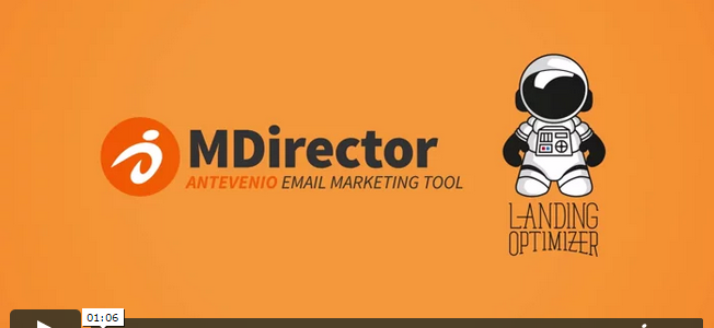 Landing Optimizer, strumento di MDirector per creare in modo semplice landing pages