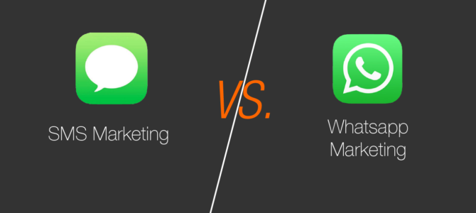 5 diferencias entre SMS marketing y Whatsapp marketing